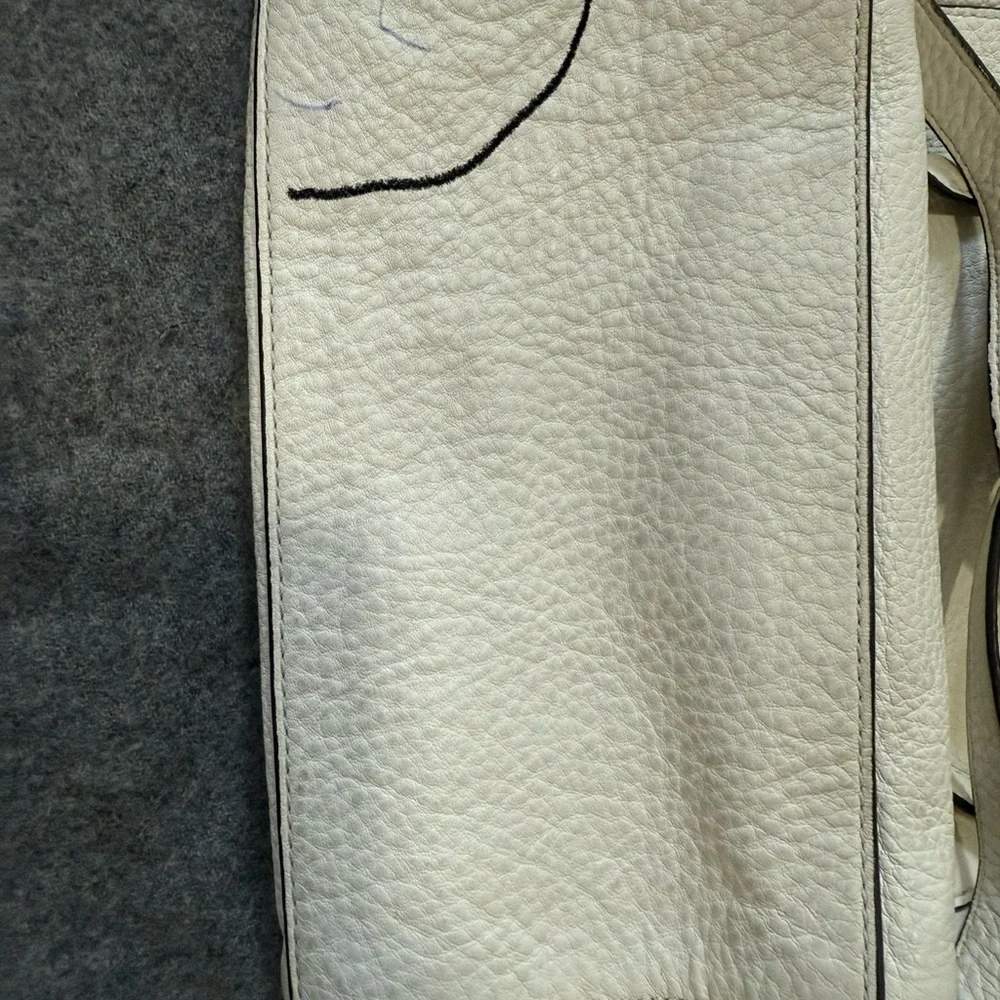 Tory Burch Cream Leather Backpack - Picture 6 of 13